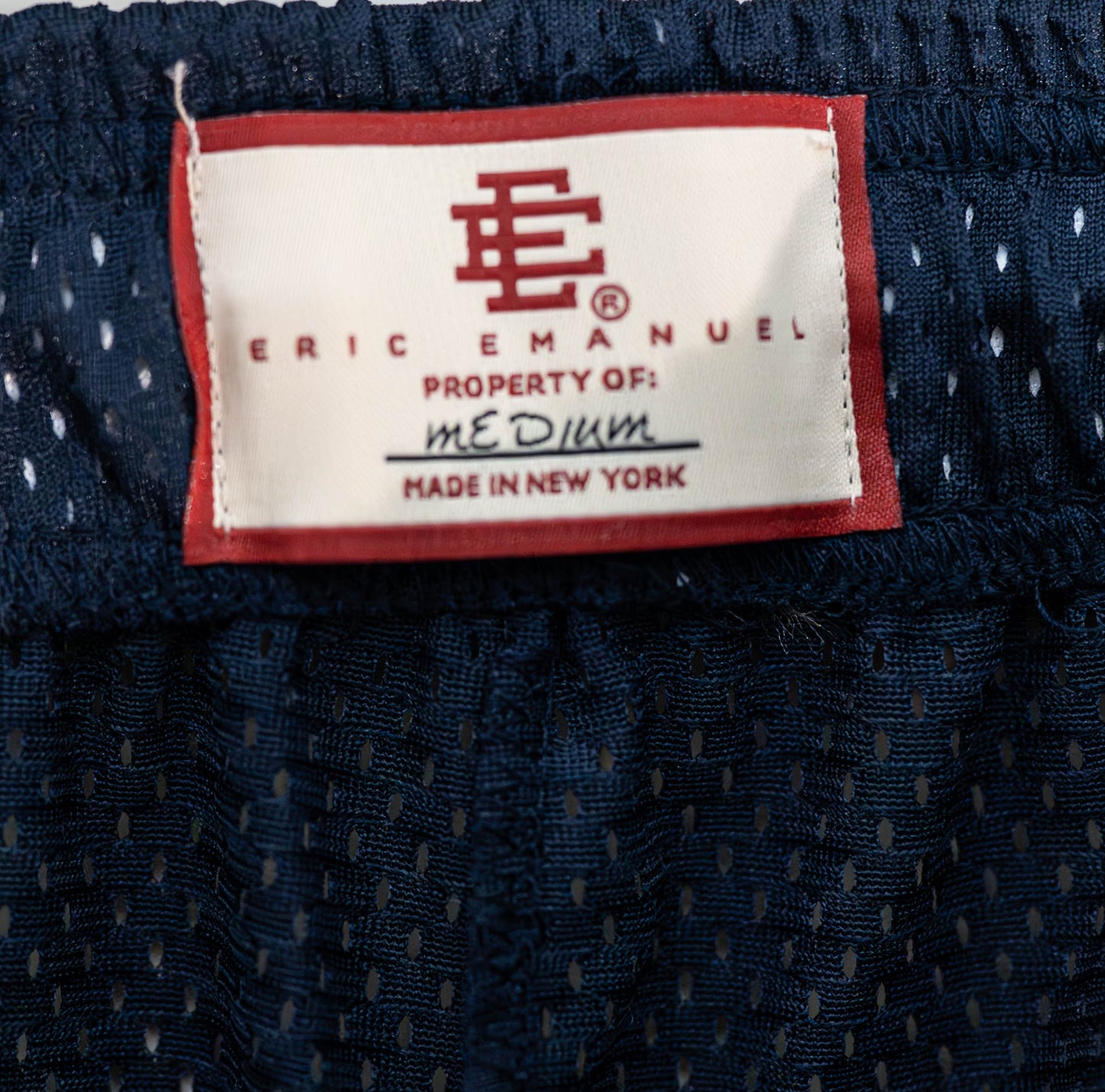 Eric Emanuel Blue Thunderbolt Shorts – Deadstock