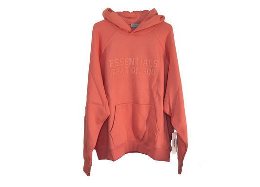Fear of God Essentials Hoodie – Coral – Deadstock