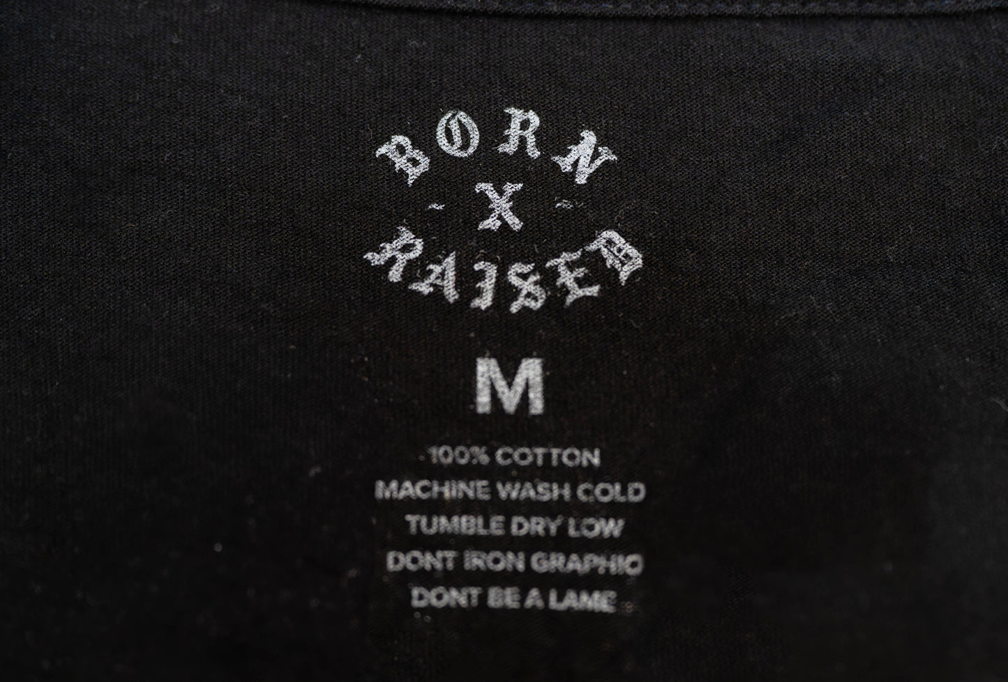 Born x Raised x Detroit Lions Tee – Black – Size M