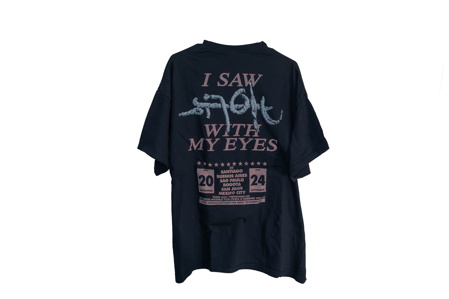 Travis Scott “My Eyes” Gently Used Tour Tee