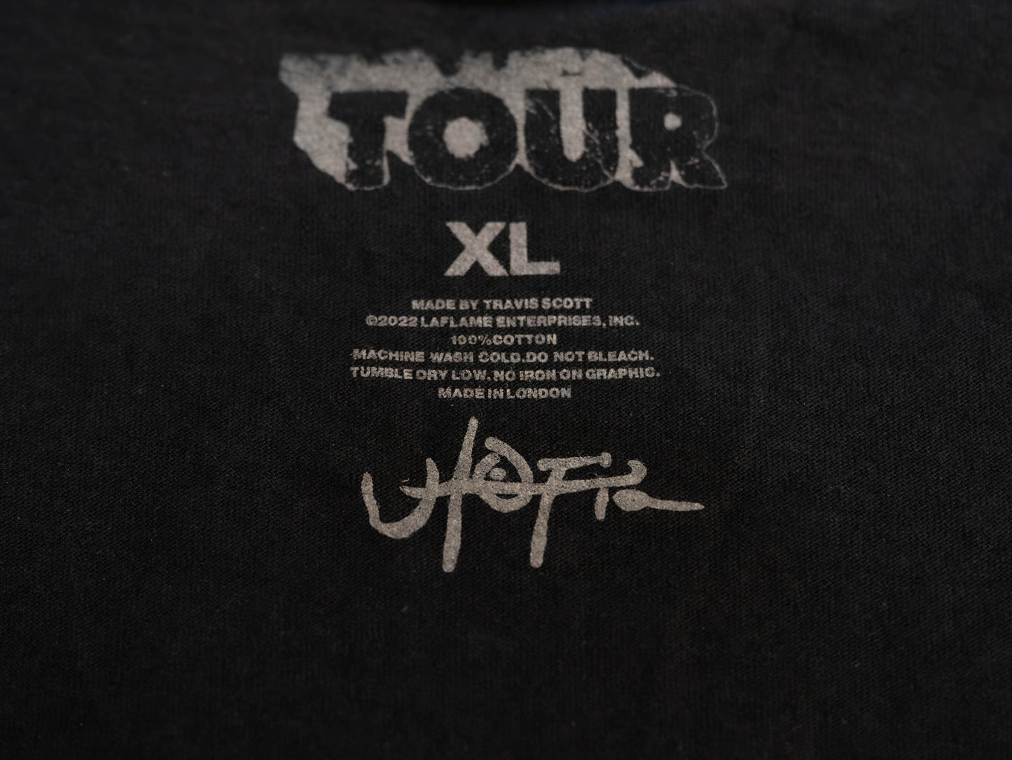 Travis Scott “My Eyes” Gently Used Tour Tee