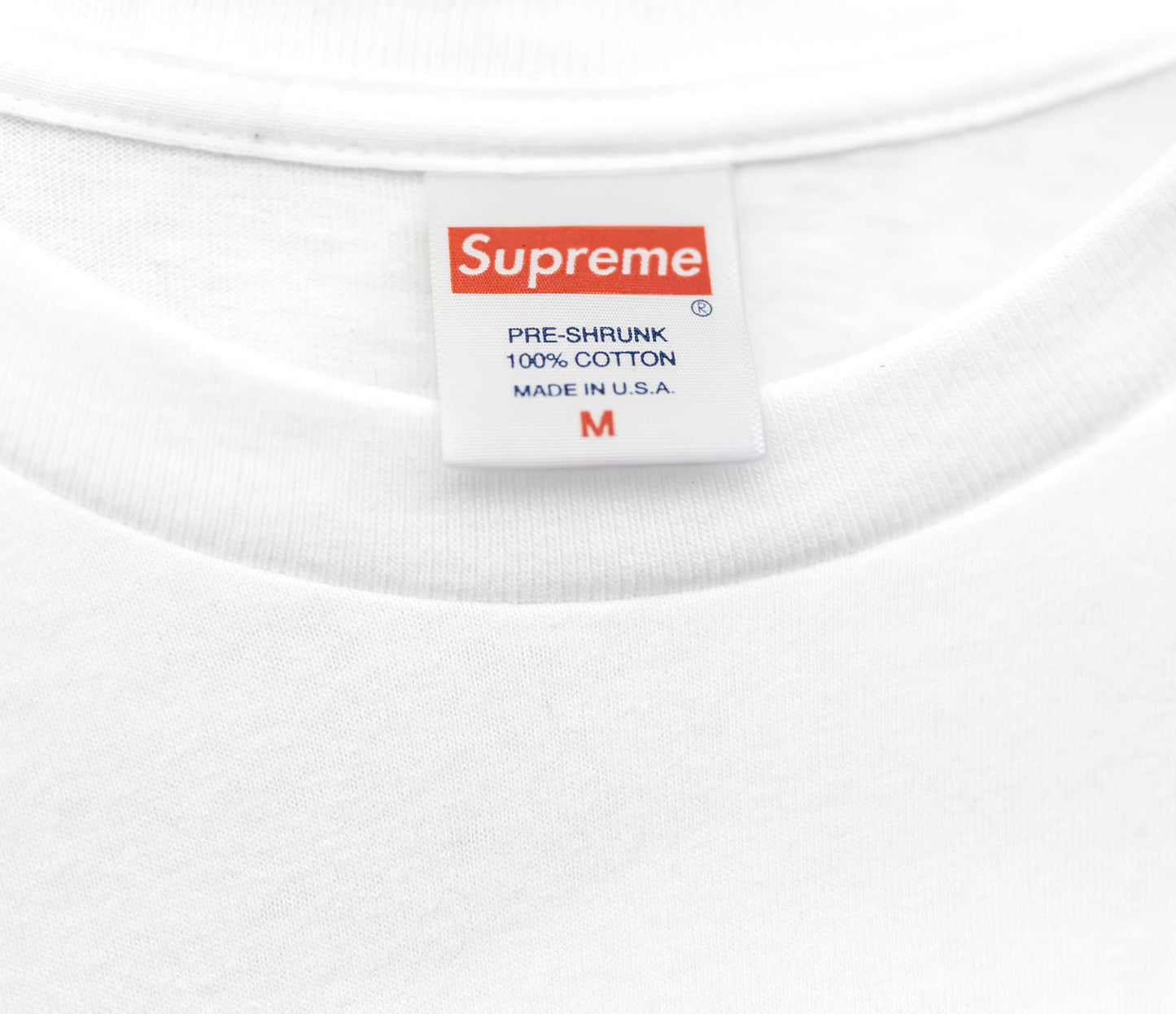 Supreme White Long Sleeve Tee – Authentic Minimal Streetwear
