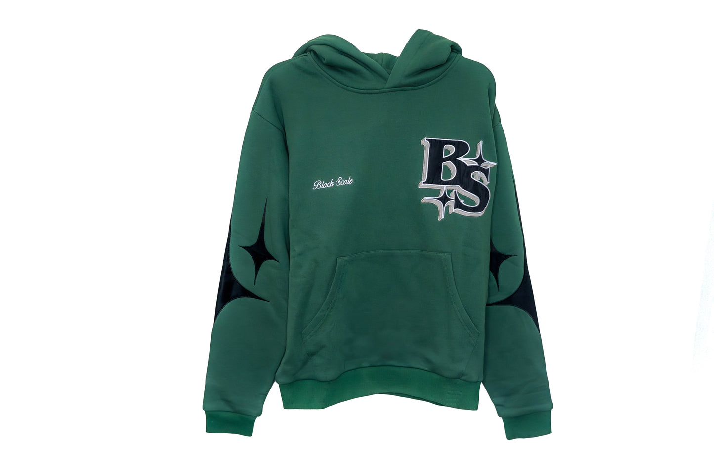 Black-Scale “BS” All Star Hoodie – Green - New