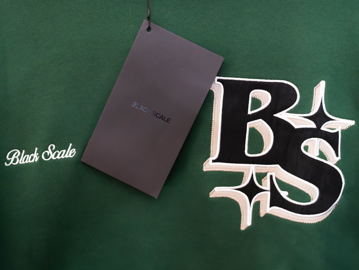 Black-Scale “BS” All Star Hoodie – Green - New