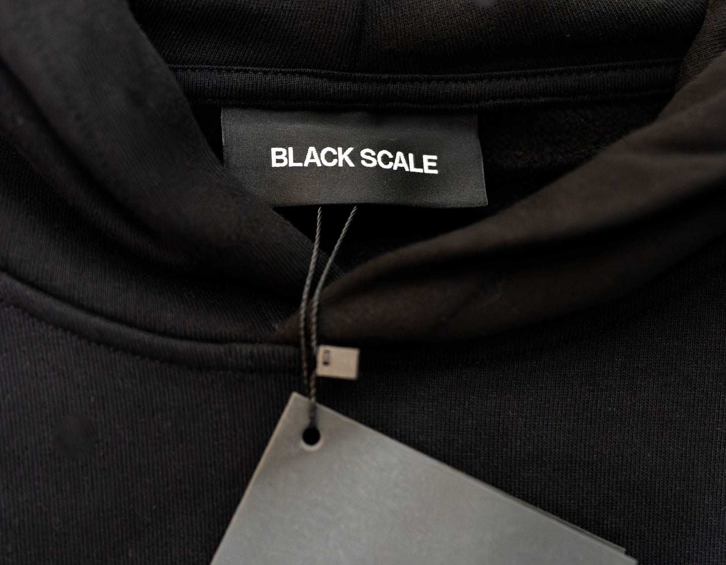 Black-Scale “BS” All Star Hoodie – Black - Large - New