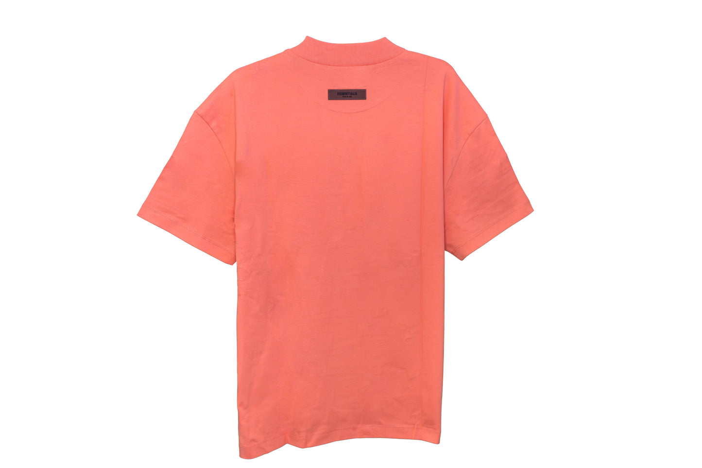 Fear of God Essentials Tee in the “Coral” Colorway