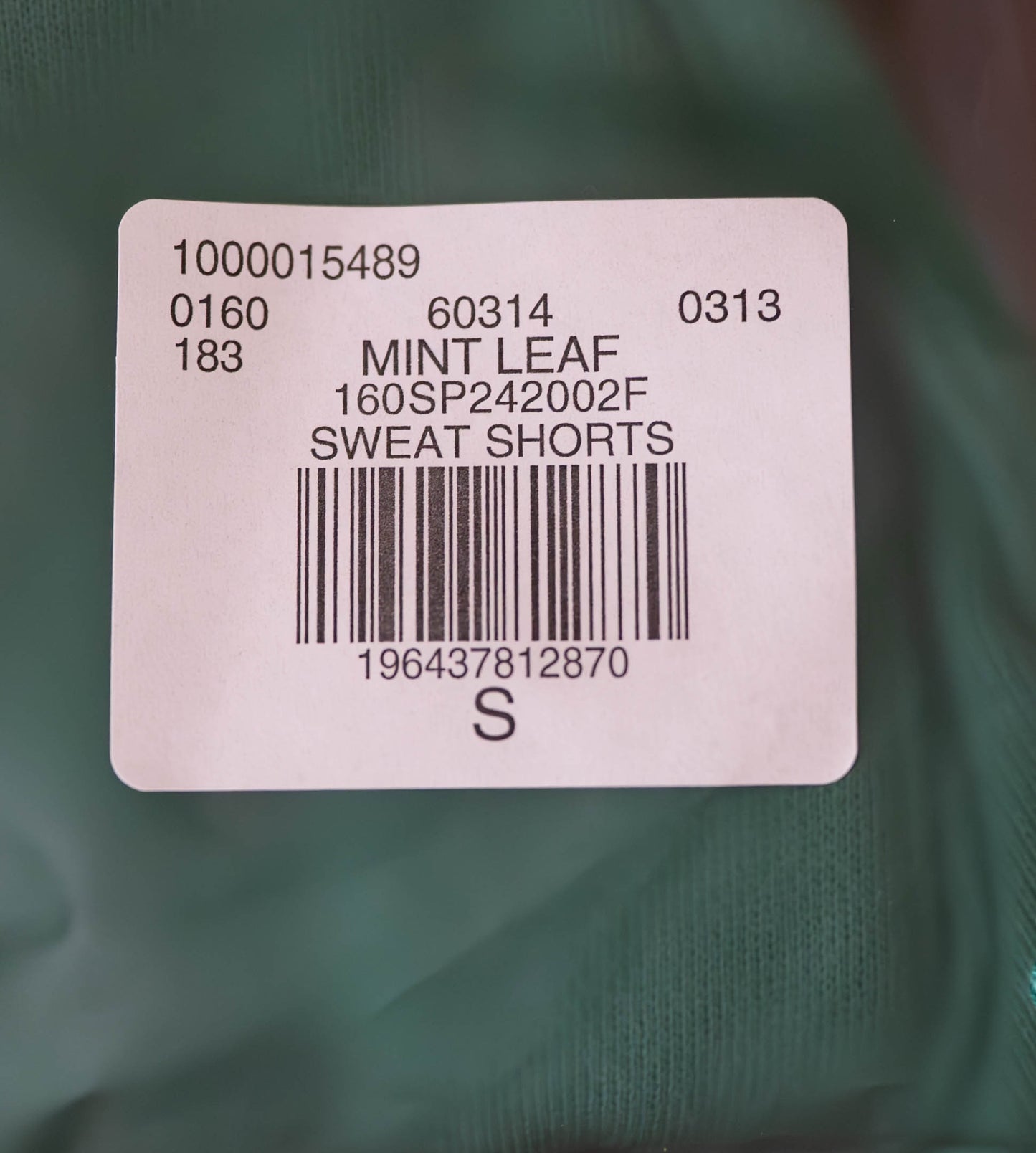 Fear of God Essentials Shorts – Mint Leaf – Deadstock