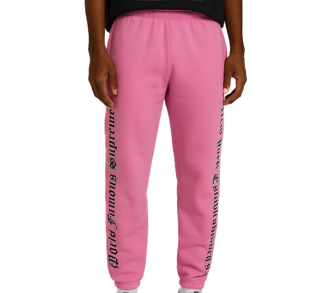 Supreme Contrast Cutout Sweatpants Pink FW25