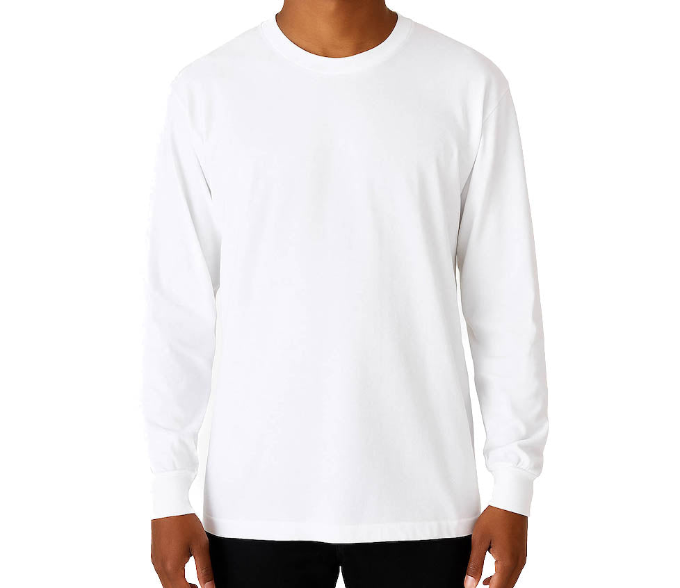 Supreme White Long Sleeve Tee – Authentic Minimal Streetwear