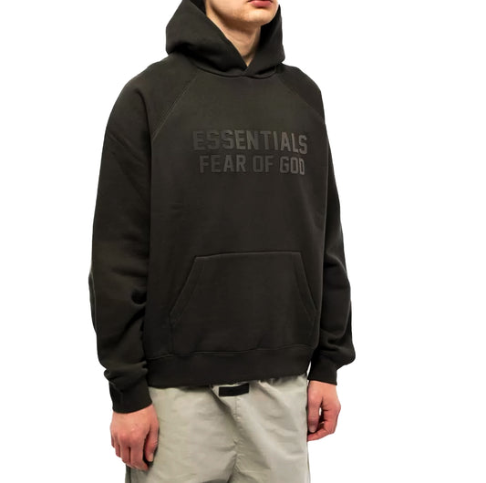 Fear of God Essentials Hoodie – Off-Black | Deadstock Authentic Streetwear