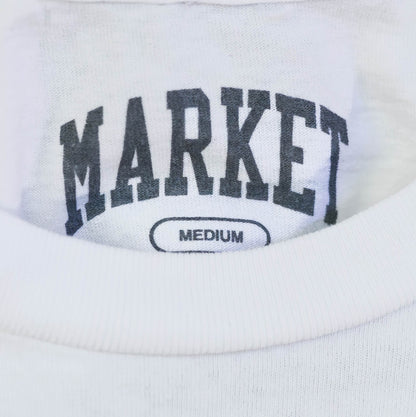Market Hockey Bear Tee – White – Deadstock
