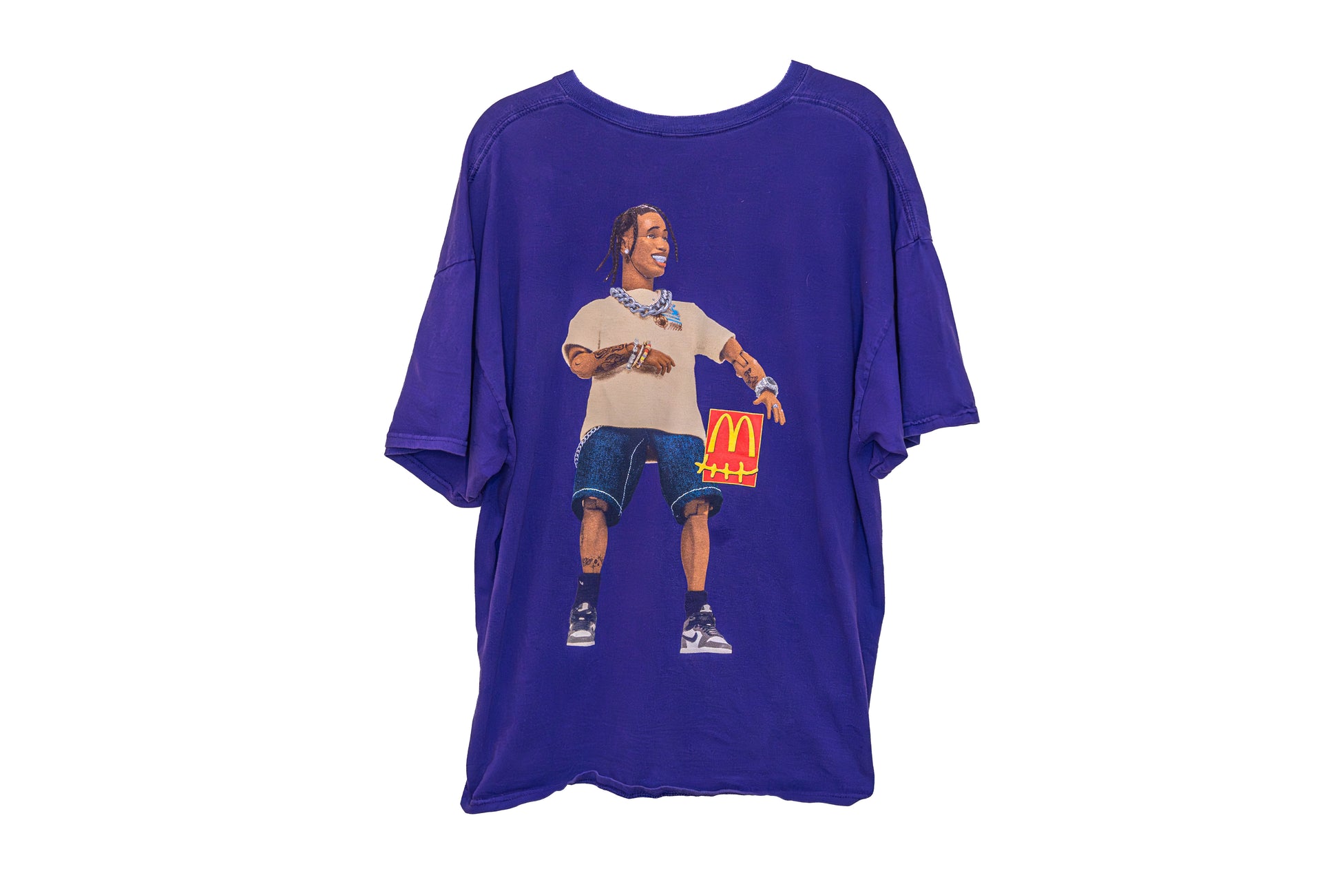 Travis Scott x McDonald’s “Cactus Jack” Tee – Purple