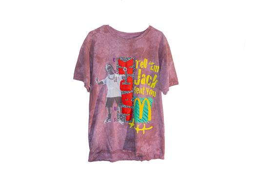 Travis Scott x McDonald’s Tie-Dye Tee – Purple Tye Dye