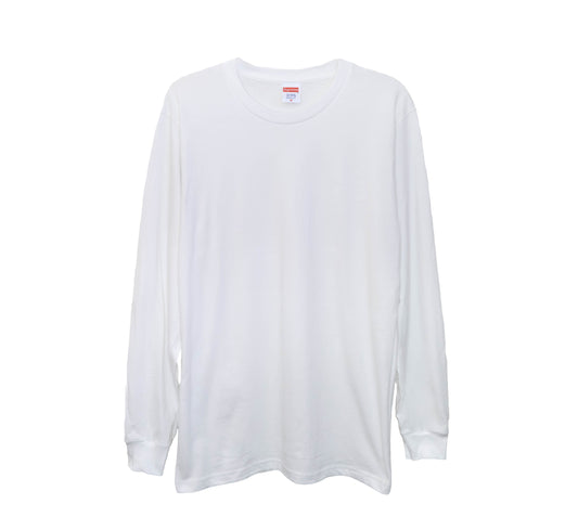 Supreme White Long Sleeve Tee – Authentic Minimal Streetwear