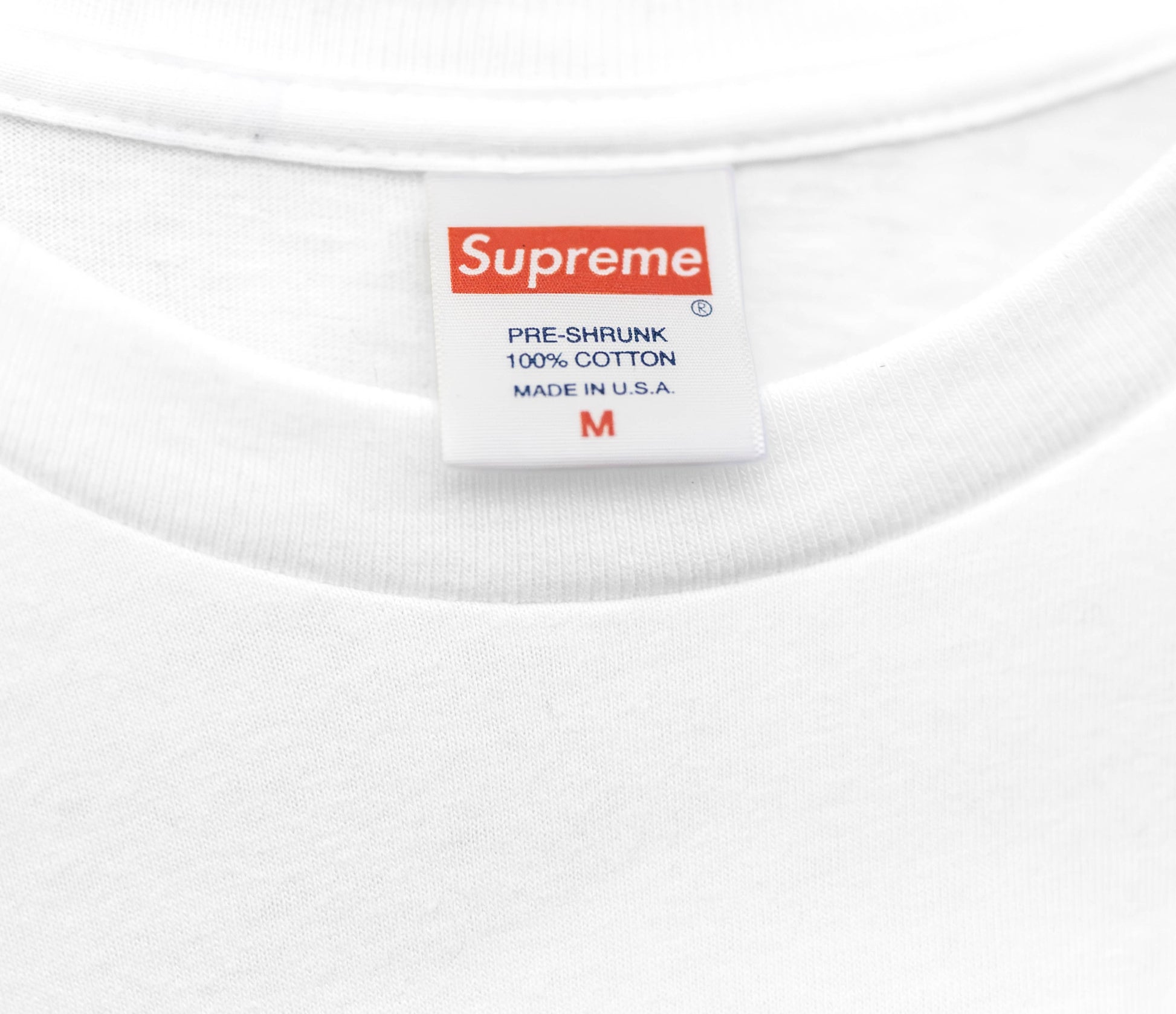 Supreme White Long Sleeve Tee – Authentic Minimal Streetwear