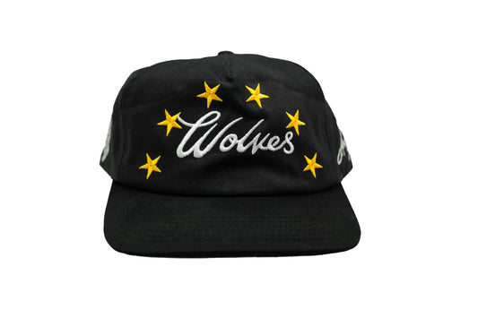 Darc Sport Wolves 5 Panel Hat – Black