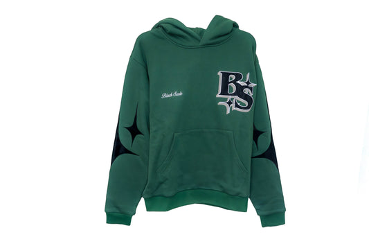 Black-Scale “BS” All Star Hoodie – Green - New