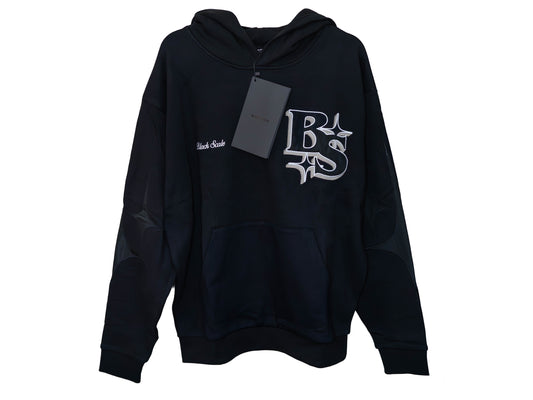 Black-Scale “BS” All Star Hoodie – Black - Large - New