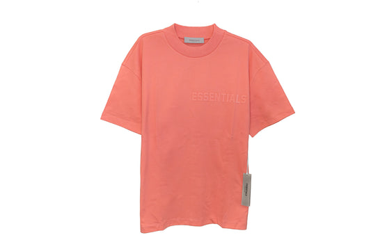 Fear of God Essentials Tee in the “Coral” Colorway