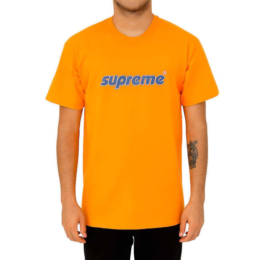 Supreme Pinline Tee Orange SS22 – Classic Logo Graphic