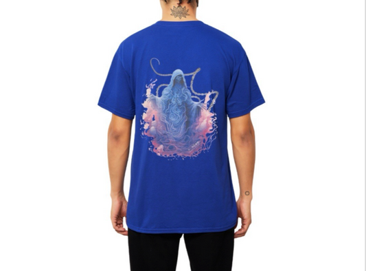 G WEST Royal Blue “Reaper” Graphic Tee