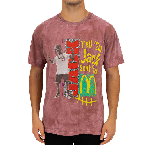Travis Scott x McDonald’s Tie-Dye Tee – Purple – Rare Collab Shirt