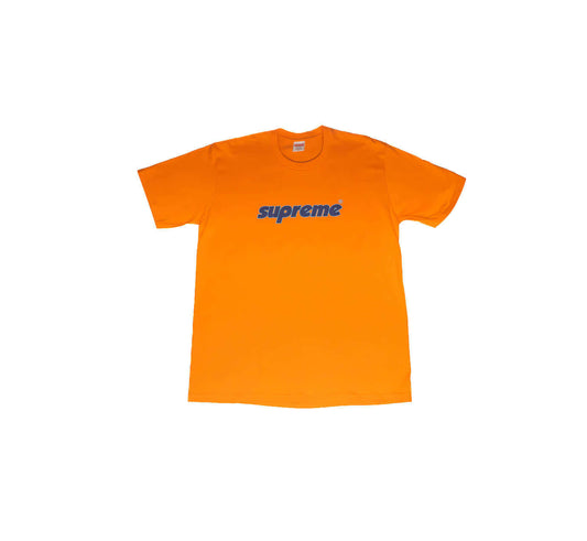 Supreme Pinline Tee Orange SS22 – Classic Logo Graphic